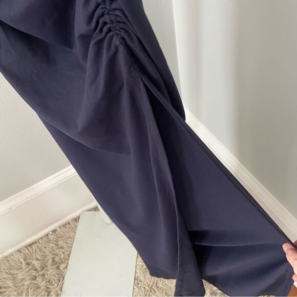 NWT Susana Monaco Sleeveless Shirred Side Dress Midnight size XS - Picture 9 of 13